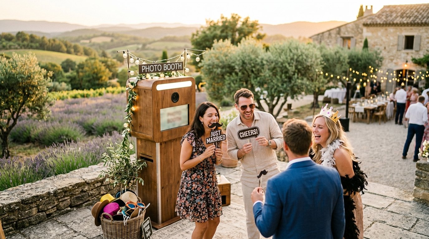 Location photobooth Bouches-du-Rhône - mariage en Provence